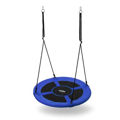 NILS CAMP NB5031 Nestschaukel Blau 100 cm Garten Schaukel Outdoor