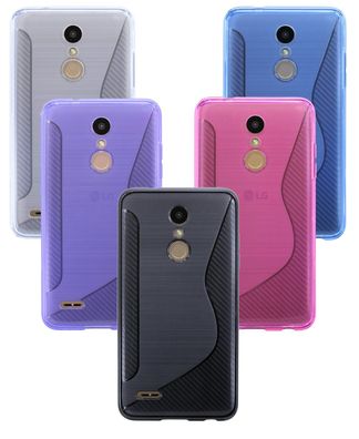 Handyhülle LG K9 Silikon Hülle Schutzhülle Case Cover Backcover