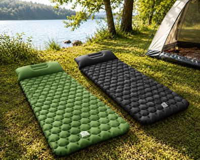HAGO® Isomatte Campingmatte Luftmatratze aufblasbar ultraleicht Outdoor Trekking