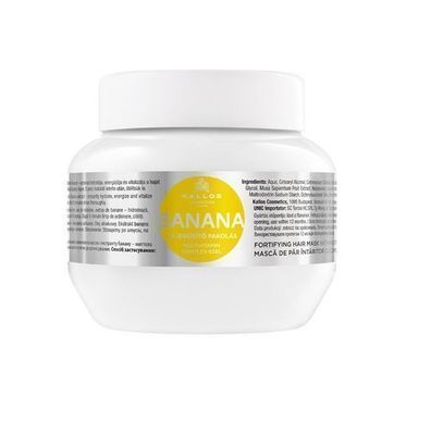 Kallos KJMN Bananenstärkende Haarmaske mit Multivitamin-Komplex, 275ml