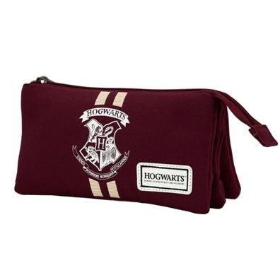 Harry Potter Student Federmäppchen Burgunderrot Triple Pencil Case Schule
