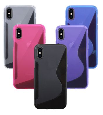 Handyhülle Apple iPhone XS Max Silikon Hülle Schutzhülle Case Cover Backcover