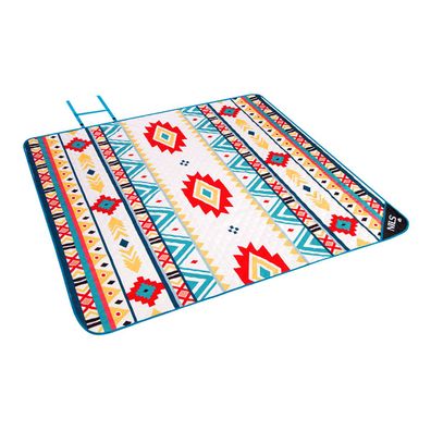 NILS CAMP Picknickdecke Aztec 195 x 200 cm Outdoor für Camping Strand Festival