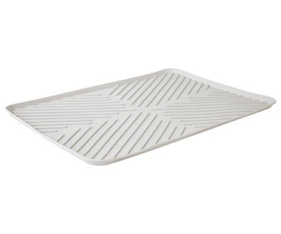 Abtropfmatte in Weiß, 40 x 30 x 1,5 cm - Wasserabweisend & Flexibel