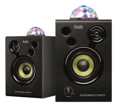 Hercules DJ Speaker 32 Party Schwarz Kabelgebunden 30 W
