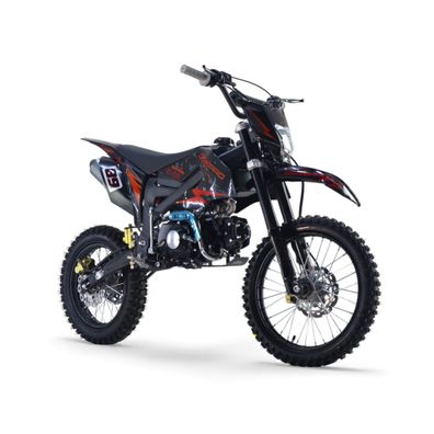 Dirt Bike Cross Bike Motor bike 125cc Modell 612 E+K 17" 14"(Elektr./Kickst) Far