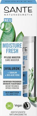 3x Sante Moisture Fresh Pflege Booster mit Hyaluron, Squalan & Bio-Aloe Vera 50ml