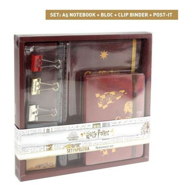 Papierwaren-Set Harry Potter Gryffindor Rot (6 pcs)