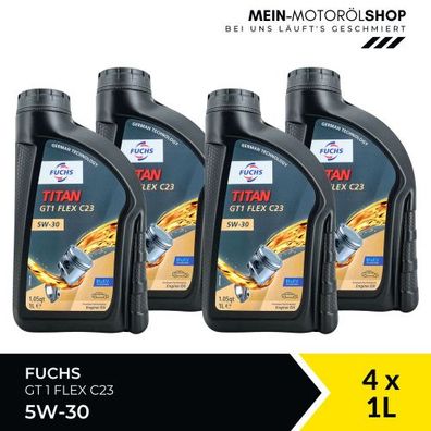 Fuchs Titan GT1 Flex C23 5W-30 4x1 Liter