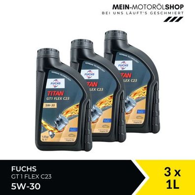 Fuchs Titan GT1 Flex C23 5W-30 3x1 Liter