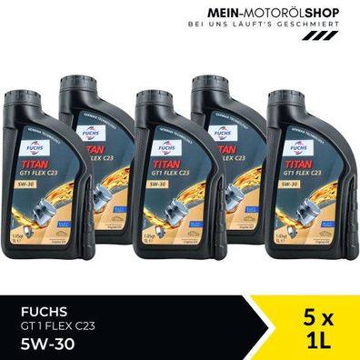Fuchs Titan GT1 Flex C23 5W-30 5x1 Liter