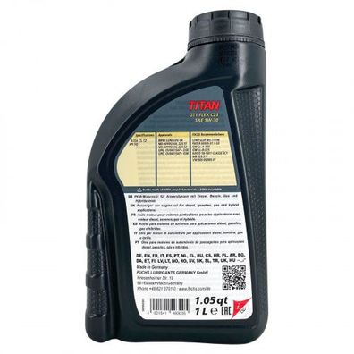 Fuchs Titan GT1 Flex C23 5W-30 12x1 Liter