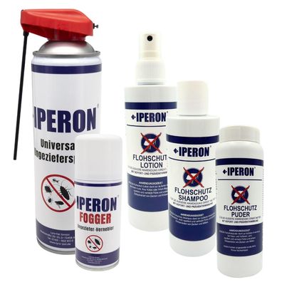 1 - 6 Stk. IPERON® Rundum Sorglos Paket - 5er Set Ungeziefer- & Flohschutz