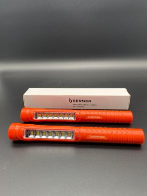2x Berner Pen Light 7 + 1 LED Lampe Werkstatt Inspektion * neues Design