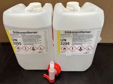 Silikonentferner 2 x 10 Liter Kanister + Auslaufhahn - Lackierung - Entfetter