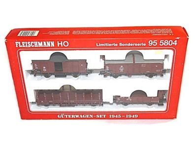 Fleischmann 95 5804 - Güterwagen-Set 1945 - 1949 - HO - 1:87 - Originalverpackung