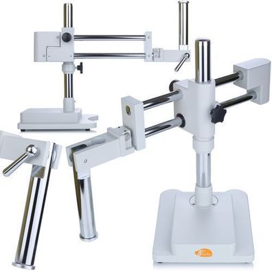 Rosfix Mikroskop-Stativ SDMS1 – 380 mm Höhe, 235 mm Hub | 210x260 mm Basis