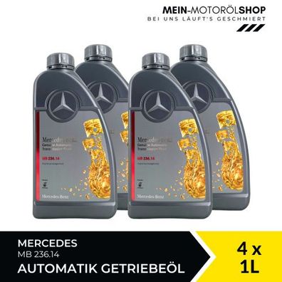 Mercedes Original Automatik Getriebeöl MB 236.14 4x1 Liter