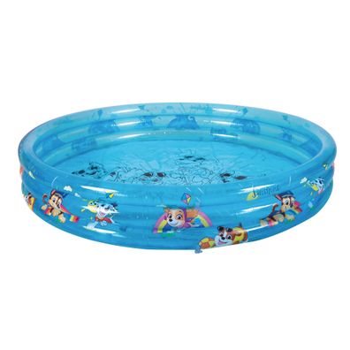 Paw Patrol 3 Ring Pool Planschbecken Kinderpool aufblasbar 122x23cm Garten