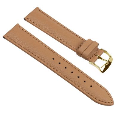 Fancy Classic Ersatzband Uhrenarmband Rindsleder Band Caramel 25463G