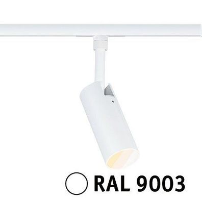 Paulmann 93140 URail LED Schienenspot Tubo 3-Step-Dim 2700-4000K Signalweiß RAL 9003