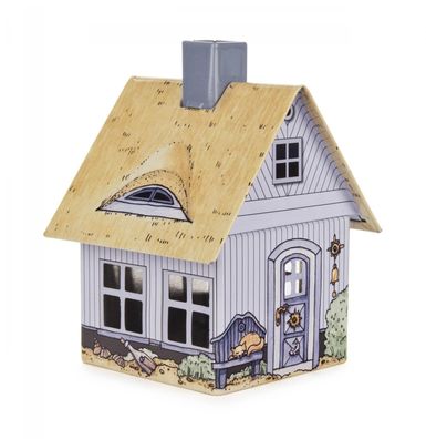 Räucherhaus Metall Strandhaus neu 10x8x7cm Räucherofen Rauchhaus Küstenhaus