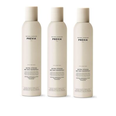 PREVIA Style & Finish No Gas Hairspray Extra Strong 350 ml (3er-Pack)