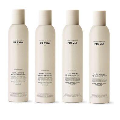 PREVIA Style & Finish No Gas Hairspray Extra Strong 350 ml (4er-Pack)