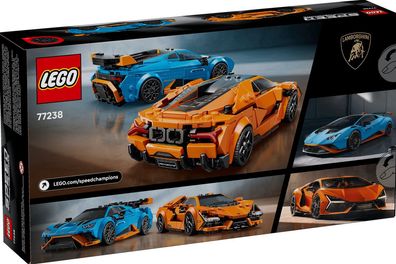 LEGO® Speed Champions 77238 Lamborghini Revuelto und Huracán STO