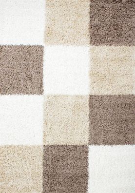 Hochflor Teppich LIFE Mokka