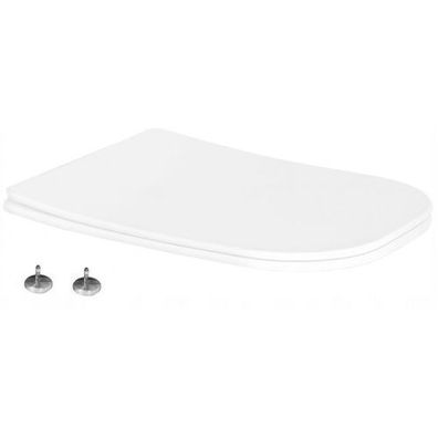 Mexen Sitz mit Absenk-Automatik schlank, duroplast, Weiß - 39090100
