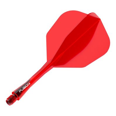 Winmau Fusion Flight-Shaft-System, No.6, Rot, Intermediate (28 mm)