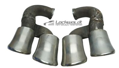 Turbo Endrohre Original Porsche Cayenne Turbo 9PA 957 4.8 V8 07-10