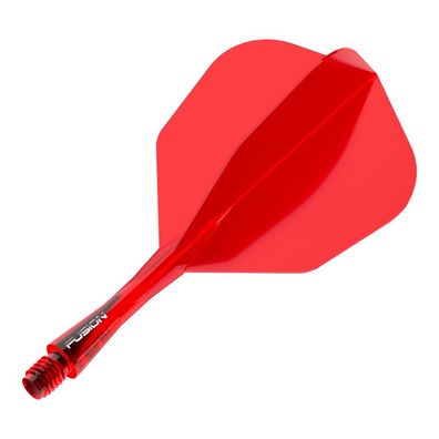 Winmau Fusion Flight-Shaft-System, No.6, Rot, Short (22 mm)