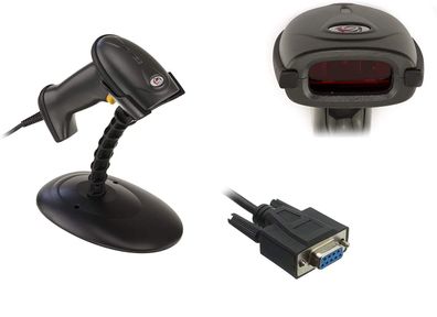 KALEA-INFORMATIQUE Laser Barcodescanner RS232 DB9 mit Freihand-Portal