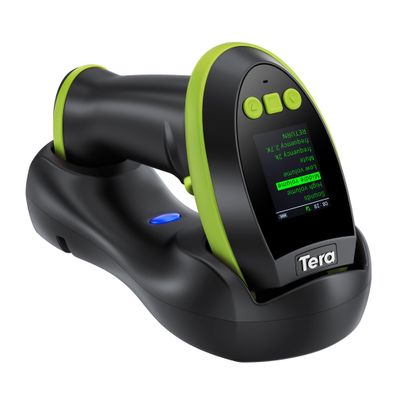 Tera Barcode-Scanner HW0009 Grén mit Display und Ladestation Defekt
