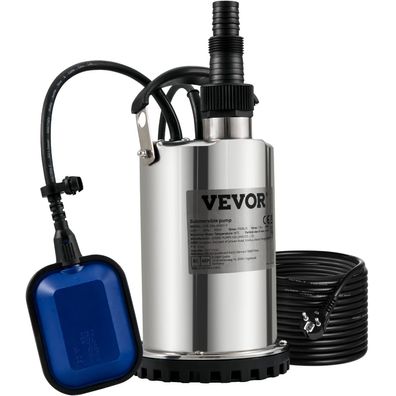 VEVOR Schmutzwasserpumpe 550 W 158 L/min Tauchpumpe Defekt