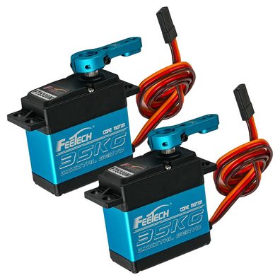 Sparkleiot FT5330M 35kg Digitalservo 7,4V wasserdicht Metallgetriebe 2St
