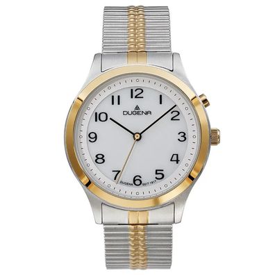 Dugena Armbanduhr 4461248 Bari Licht Bicolor, Zugband, 37mm