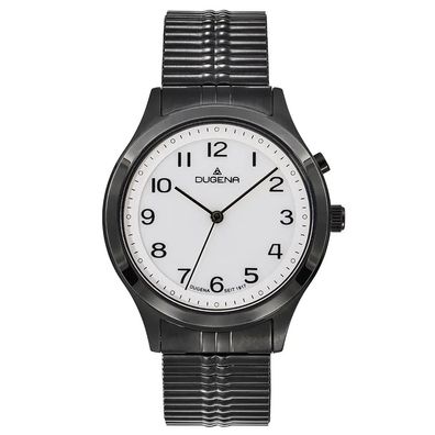 Dugena Armbanduhr 4461250 Bari Licht Schwarz, Zugband, 37mm