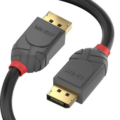 LINDY DisplayPort Kabel Anthra Line 0.5m