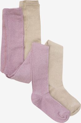 Minymo Kinder Strumpfhose Stocking mit Glitter (2-Pack) 6785