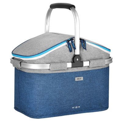 NILS CAMP NC2901 Kühltasche Blau 35L Isoliertasche Picknick Camping
