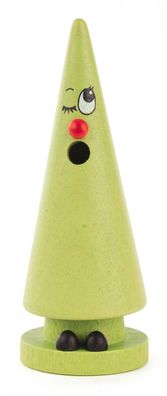 Räucherfigur Mini-Ziegenbein Grün H: 9cm NEU Räuchermann Rauchmann Rauchfigur