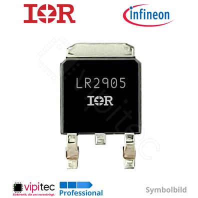 IRLR2905TRPBF N-Kanal MOSFET 55V 42A 110W 84ns SMD DPAK TO-252AA 2905 IRLR2905