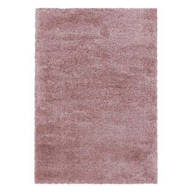 Hochflor Teppich FLUFFY Rosa