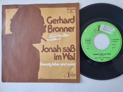 Gerhard Bronner - Jonah Saß Im Wal 7'' Vinyl Germany