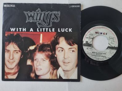 Wings/ Paul McCartney - With A Little Luck 7'' Vinyl Germany