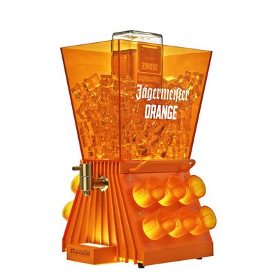 Jägermeister Orange Table Tap Maschine mit Shotspender & LED Beleuchtung - Part