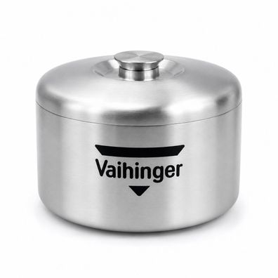 Vaihinger Eisbox Edelstahl mit Deckel - Premium Eisbehälter für Bar, Cocktails